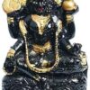 Zenith Zone Mangala Maa Idol in Black & Gold | Divine Goddess Statue for Home Temple, Pooja Room & Gift | Resin Murti for Mandir & Spiritual Decor