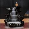 Decorative Waterfall Smoke Fountain Backflow Cone Incense Burner Holder |Home |Office