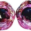 KRAFTISTIC ARTS/Set of 2/ Resin Tea Light Holder/Luxury Gift Under Rs 1500/ Perfect for Diwali/Christmas/Birthday/Wedding/T-Light/Housewarming/Bhai/Bhaiya Dooj (Purple)