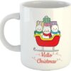 Happu? - Printed Ceramic Coffee Mug, Christmas Gifts, Xmas Friends Sledge, Gifts for in Laws, Gift Items, Dad, Brother, Family, K225-WH