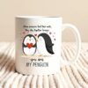 KNITROOT Ceramic Coffee Mug, Microwave Safe, You are My Penguin Print Premium Ceramic Mug, Tea Mug, Milk Mug, Cup for Gift, Best Return Gift, Best Gift - White Mug, 250ml/8.5oz
