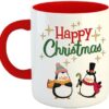 Happu? - Printed Ceramic Coffee Mug, Christmas Gifts, Happy Xmas, Gifts for in Laws, Gift Items, Dad, Brother, Family, K191-RD
