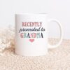 KNITROOT Ceramic Coffee Mug, Microwave Safe, Recently Promoted to Grandma Print Premium Ceramic Mug, Tea Mug, Milk Mug, Cup for Gift, Best Return Gift, Best Gift - White Mug, 250ml/8.5oz