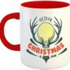 Happu? - Printed Ceramic Coffee Mug, Christmas Gifts, Xmas is Here, Gifts for in Laws, Gift Items, Dad, Brother, Family, K271-RD