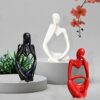 The Indian Home Decor Beautifull Deer Family Showpiece | Ceramic Figures | Home Decor Showpieces | Decor Showpiece Set (Thinker Multi)