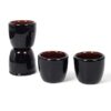 KALAKRITI Handcrafted Maroon Ceramic Table Top Tea Light Candle Holder | Diwali Candles Holders Candle Stand | Tealight Candle Holder Home Decoration for Diwali Decor Items in Living Room (Pack of 4)