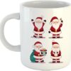 Happu? - Printed Ceramic Coffee Mug, Christmas Gifts, 4 Santa3, Gifts for in Laws, Gift Items, Son, Gift Hampers, Daughter, K247-WH