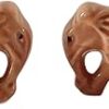 Set of Ceramic Elephant Figure Statue Home Decor for Kids & Artists Hobby - Graceful Ceramic Elephant Figure Statue Showpiece Symbol of Wisdom and Strength