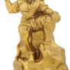 VedaVedu Golden Lord Hanuman Ji Murti for Car Dashboard | Hanuman Idol for Home Décor, Home Temple | Hanuman Status for Pooja, Prayer (Decoration Item) (Golden Color) Hanuman Idol