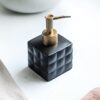 The Better Home 220ml | Ceramic - Black | Soap Dispenser for wash Basin | Kitchen Accessories Items for Home | Hand wash Dispenser Bottle