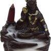 Craftomanic® Shiva Smoke Fountain with 10 Free Smoke Backflow Scented Cones/Shiva Insence Burner for Home Decor/Pooja (12 cm)