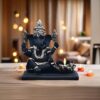 Saugat Traders Diwali Gift Lord Ganesha Idol with Tealight Candle Holder for Home Decor, Office, Decoration Showpiece Religious Gift for Bhai Dooj, House Warming, Wedding Return Gift