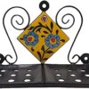 India Meets India Handmade Ceramic Bathroom Tray/Vanity Organizer/Storage Organizing, Best for Gifting, Made by Awarded/Certified Indian Artisan