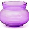 OGGN Glass Handi Candle Holder Set/T-Light Holder for Diwali Decoration Items, Purple (Pack of 1)