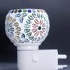 Mosaic Electric Kapoor Dani | Ceramic Incense Burner with Heater & ON/Off Switch | Plug-in Fragrance Diffuser for Home & Temple (M3)