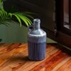ExclusiveLane 'Sapphire Swirl' Hand Glazed Studio Pottery Ceramic Flower Vase for Living Room Flower Pot for Home D?cor Items Showpieces