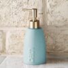 The Better Home 320ml Ceramic Soap Dispenser for wash Basin - Blue | Kitchen Accessories Items | Handwash Dispenser Bottle, Soap Dispenser for Kitchen Sink