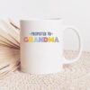 KNITROOT Ceramic Coffee Mug, Microwave Safe, Promoted to Grandma Print Premium Ceramic Mug, Tea Mug, Milk Mug, Cup for Gift, Best Return Gift, Best Gift - White Mug, 250ml/8.5oz