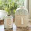 ExclusiveLane 'Earthen Face' Decorative Ceramic Flower Vase For Living Room Ceramic Vase for Home Decor Side Table Show Case Flower Vases Showpiece Gifts (Set of 2, 22.4 Cm, Handglazed Studio Pottery)