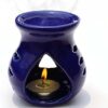 Pure Source India Ceramic Aroma Burner (Blue)