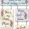 Artvibes This is us Decorative Wall Art MDF Wooden Wall Hanger for Living Room | Bedroom | Home Decor | Office | Gift | Hanging Ornaments for Decoration | Modern Art (WH_6513N)