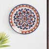 ExclusiveLane 'Star Light' Ceramic Decorative Wall Plates Decor Hanging For Living Room Home Decoration Items (10 Inch, Handpainted)