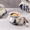 Unravel India " Vintage Chronical of Italy" Ceramic Handi(Set of 3)