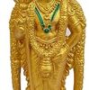 Lord Murugan Idol Decors | Gold Colour Murugan Statue Gift Item | Pathumalai Murugan Ceramic Statue | Murugan showpiece