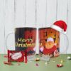 Handicraft Bazarr Santa Travel Mug Casual Cap Gift Xmas Home Decor Gift Pack Festive Santa Mug Merry Christmas Collection Gift Set