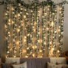 Special You Aesthetic Room Decor Items, Home Decor for Living Room, Fairy Lights(40ft Long) Wall Decor Items for Bedroom, Home Decor for Living Room, Aesthetic Stuff (4 Green Vines & 1 LED Light)
