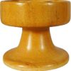 JAISALMER YELLOW STONE Handmade Stone Candle Holder (8 cm x 8 cm x 9 cm, Gold)