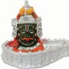 the monument shop Ceramic Shri Baba Mahakal Idol, Medium, White