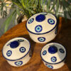 Evil Eye Charm Bowls Set with Lid (Set of 3)