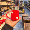 Small Red Heart Coffee Mug