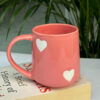 Small Pink Heart Coffee Mug