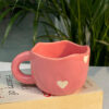 Pinterest Pink Heart Coffee Mug