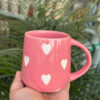 Pink Emerald Heart Mug