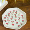 Cherry Charm Snack Plate (Big)