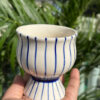 Blue Lines Ice Cream Cup