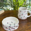Cherry Charm Mug and Bowl Combo