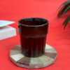Brown Glaze Cutting Tea Cup/Kulhad