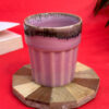 Pink Glaze Cutting Tea Cup/Kulhad