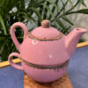 Pink Glaze 1 Pot Kettle Set