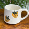 Yellow Strawberry Coffee Mug