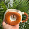 Orange Donut Coffee Mug