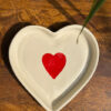 Big Red Heart Shape Snack Plate