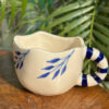 Blue Leaves Pinterest Coffee Mug