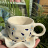 Sunny Blooms Coffee Mug with Saucer Set