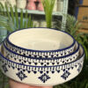 Blue Floral Design Serving Bowl Set (Set of 3)