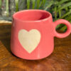 Big Pink Heart Coffee Mug